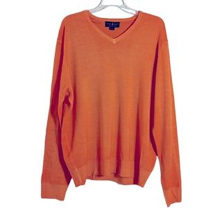 Robert Talbott Merino Wool V-neck Sweater